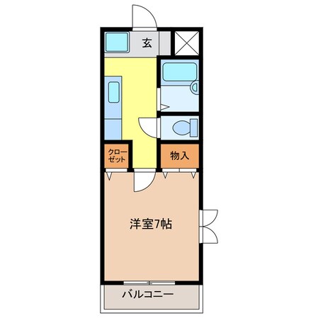 青悠荘の物件間取画像